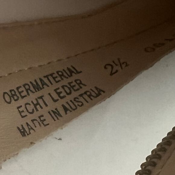 Paul Green Leather Metallic Cayanne Peep Toe Heeled Sandal Booties size 5 US - Picture 9 of 12